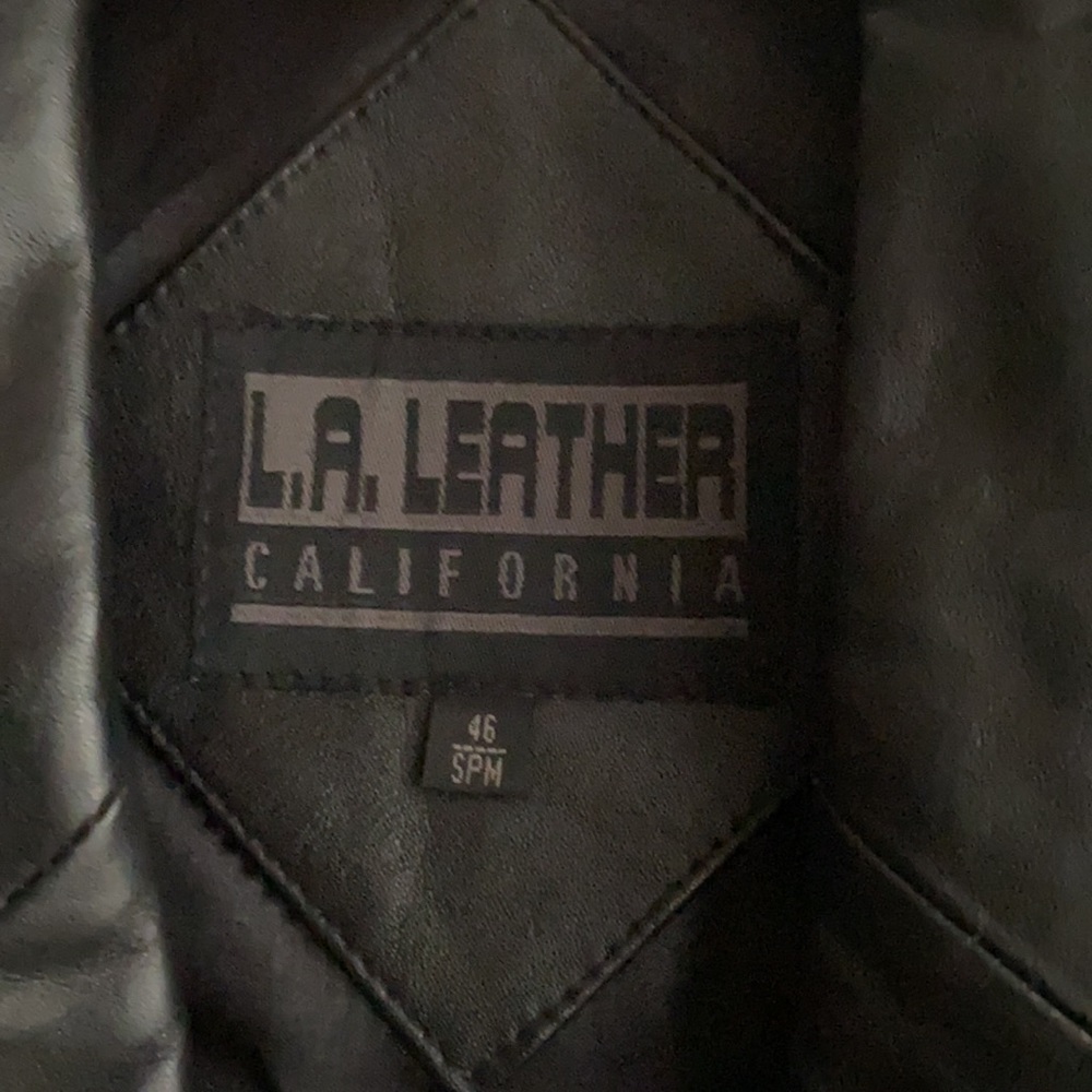 Leather Blazer Jacket - Picture 6 of 10